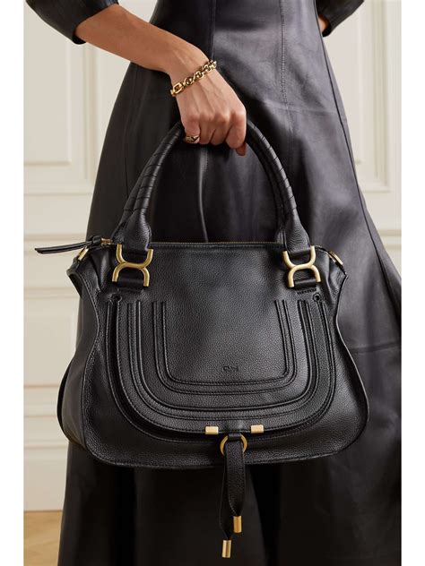 chloe marcie large black|chloe marcie bag medium sale.